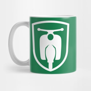 Moped motor scooter coat of arms (white) Mug